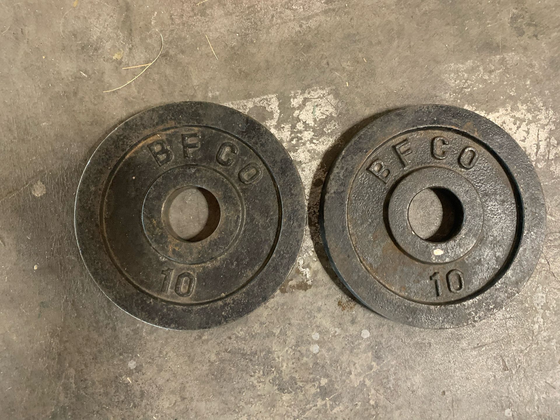 10 Pound Metal Bench press Weights