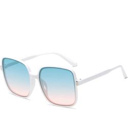 Women's Gradient Sunglasses Unisex Fashion Retro Frame Sun Glasses Female Outdoor UV Protection Shades Eyewear