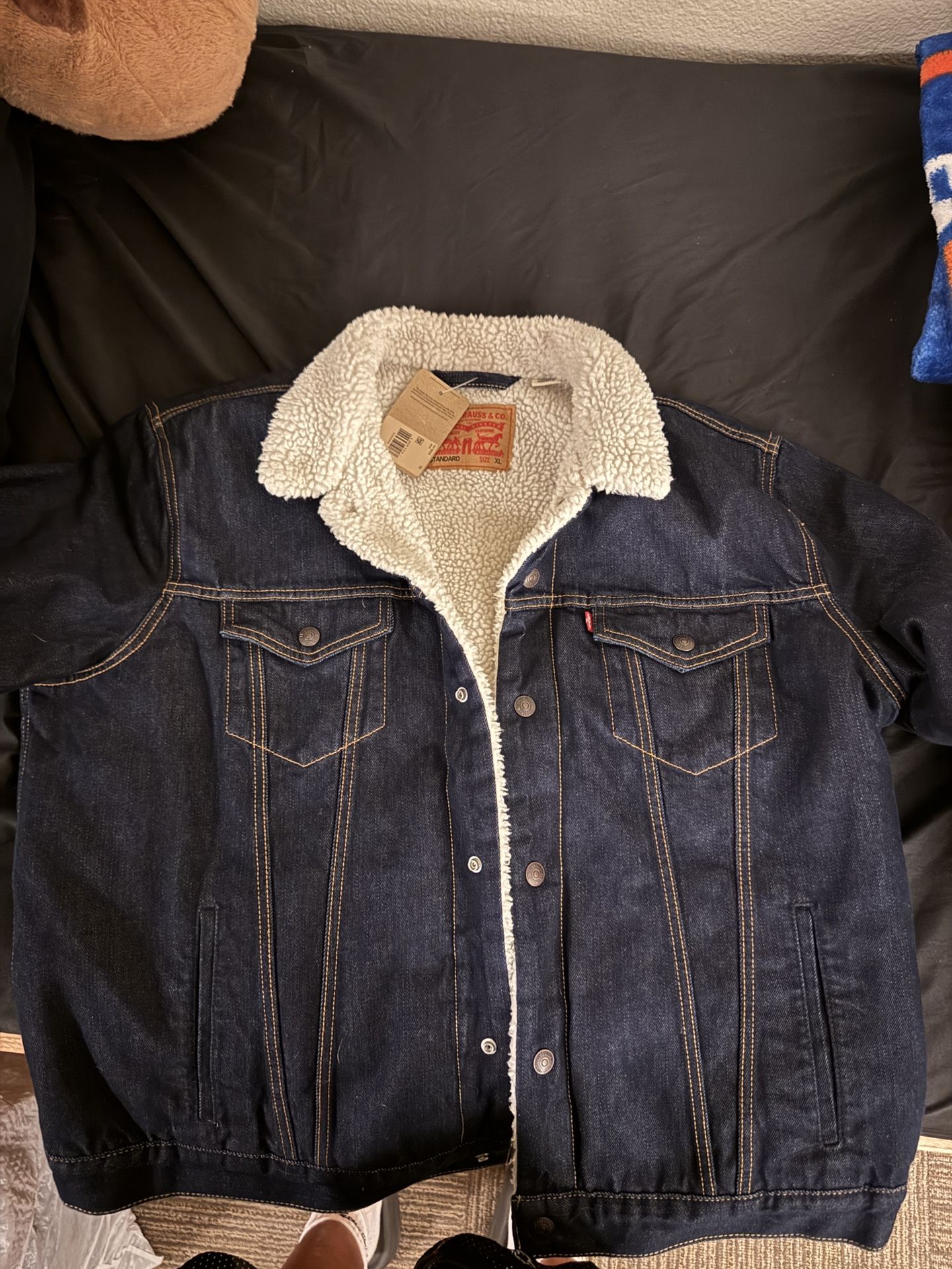 Levi's Sherpa Trucker Men's Jacket, Mays - Size XL