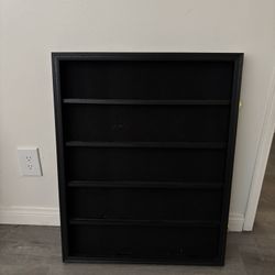 BASEBALL CARD DISPLAY CASE (suede Lined ) 