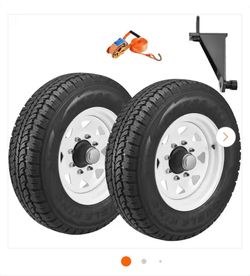 NEW Shop SKYSHALO 8-Lug Shipping Container Wheels Kit, Heavy Duty with Tie Down, Moves 20-40 ft. for Warehouse, Construction, 2025 update