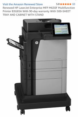 copy printer fax HP LaserJet Enterprise Flow MFP M630 like new condition copy printer fax