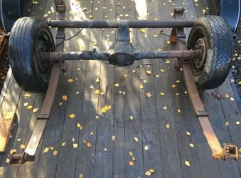 Complete mopar Abody rearend small bolt 5 on 4