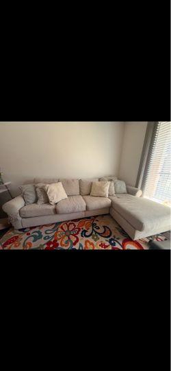 Couch with light damages