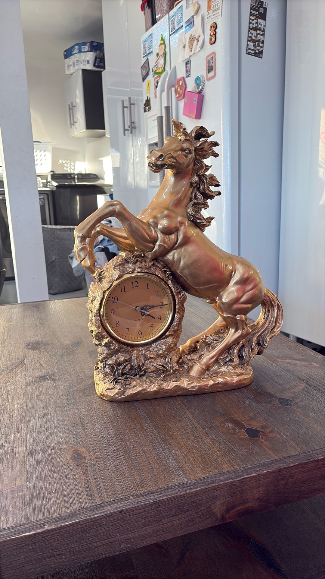 Vintage Horse Clock
