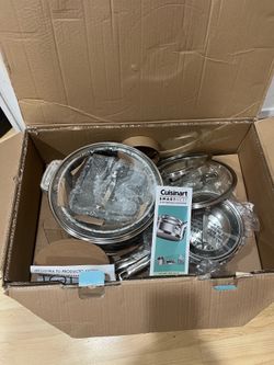 New Cuisinart SmartNest Stainless Steel 11pc