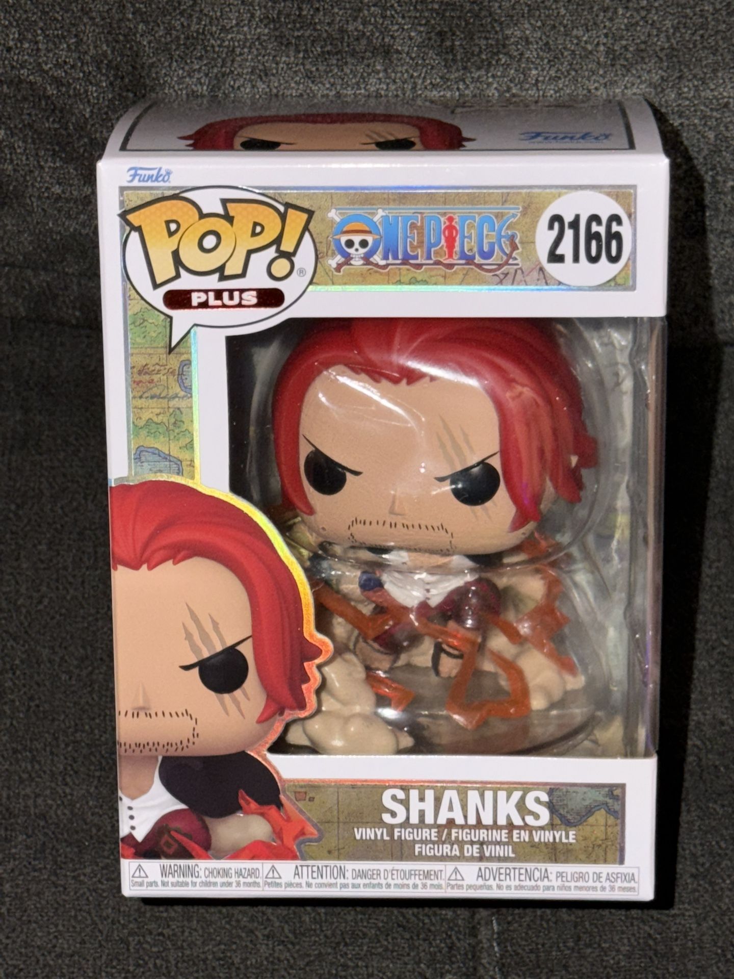 Funko Pop PLUS Anime One Piece SHANKS Vinyl Figure New in Box