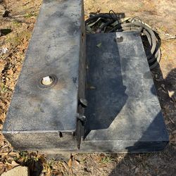 100 gallon transfer tank with pump