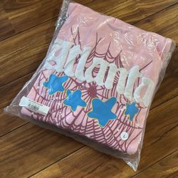 Pink Atlanta Sp5der Hoodie