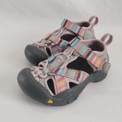 Toddler Keen Sz 9 Pink Multi Color Closed Toe Sandals