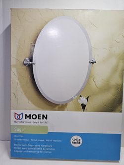 Banbury 23 in. x 26 in. Frameless Pivoting Single Wall Mirror in Chrome