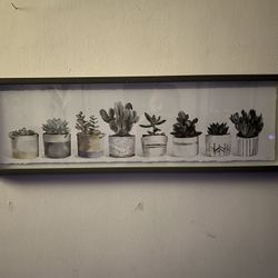 Framed plant Painting