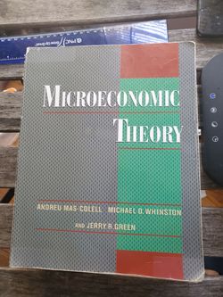 Microeconomic Theory by Mas-Colell, Whinston, and Green