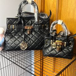Badgley Mischka 100% Authentic Vegan  Leather Hand Bag 