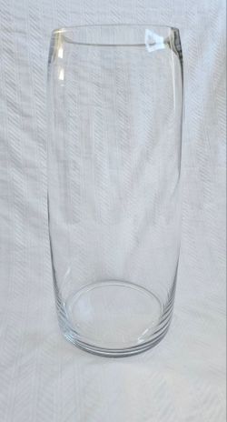 Thick Clear Glass Vase