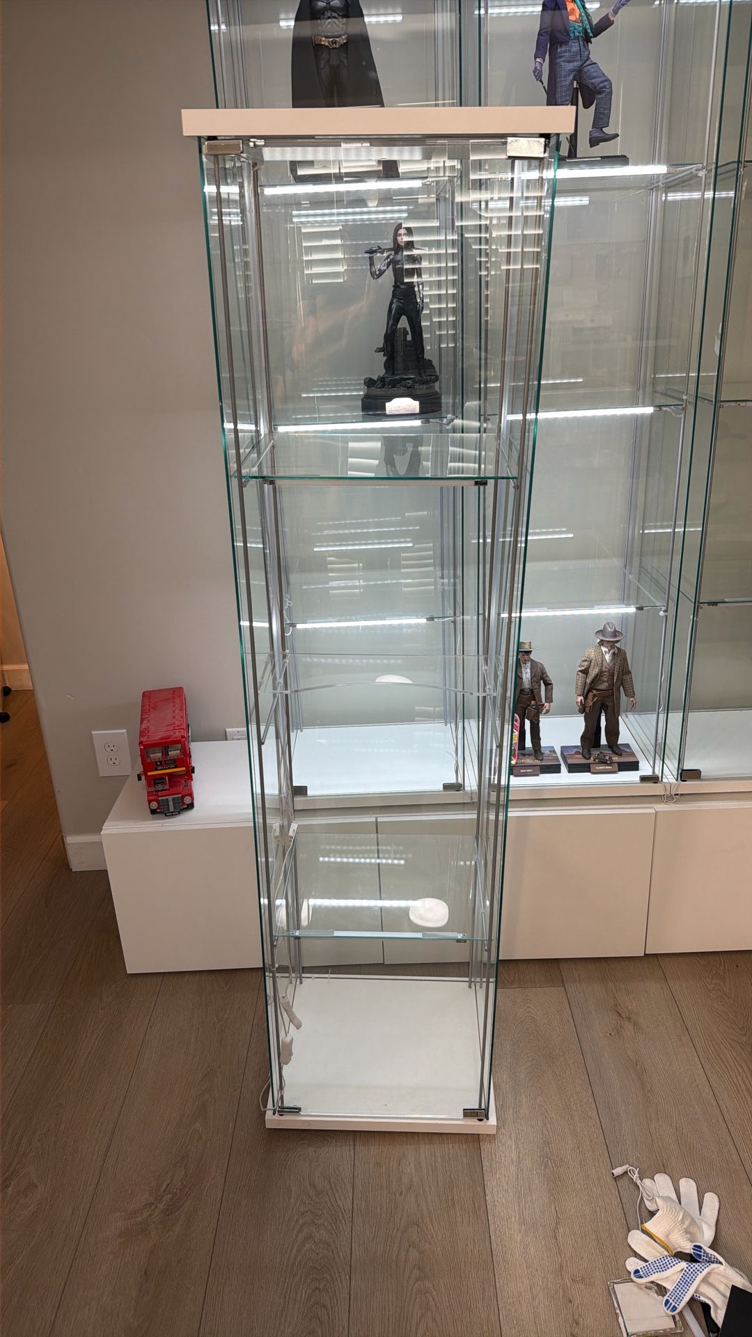 IKEA Detolf Glass Display Case