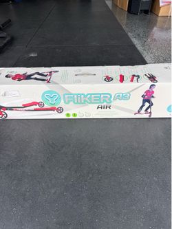 two brand new in box Y Fliker A3 Air Series self-propelling scooters