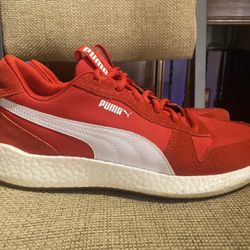 Puma Retro Softsole Red Gumsole Men’s 10