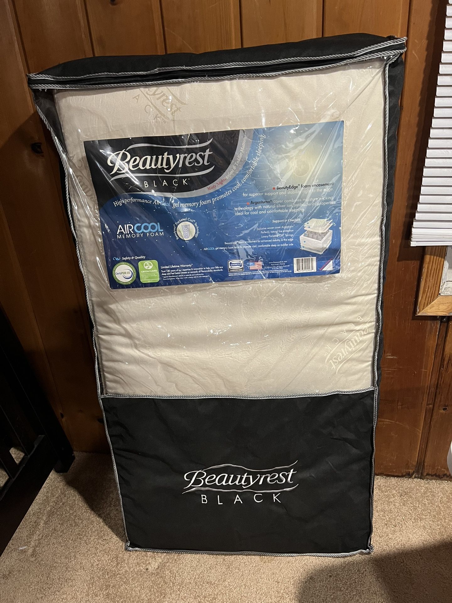 Beauty rest Black Mattress / Baby Crib Mattress