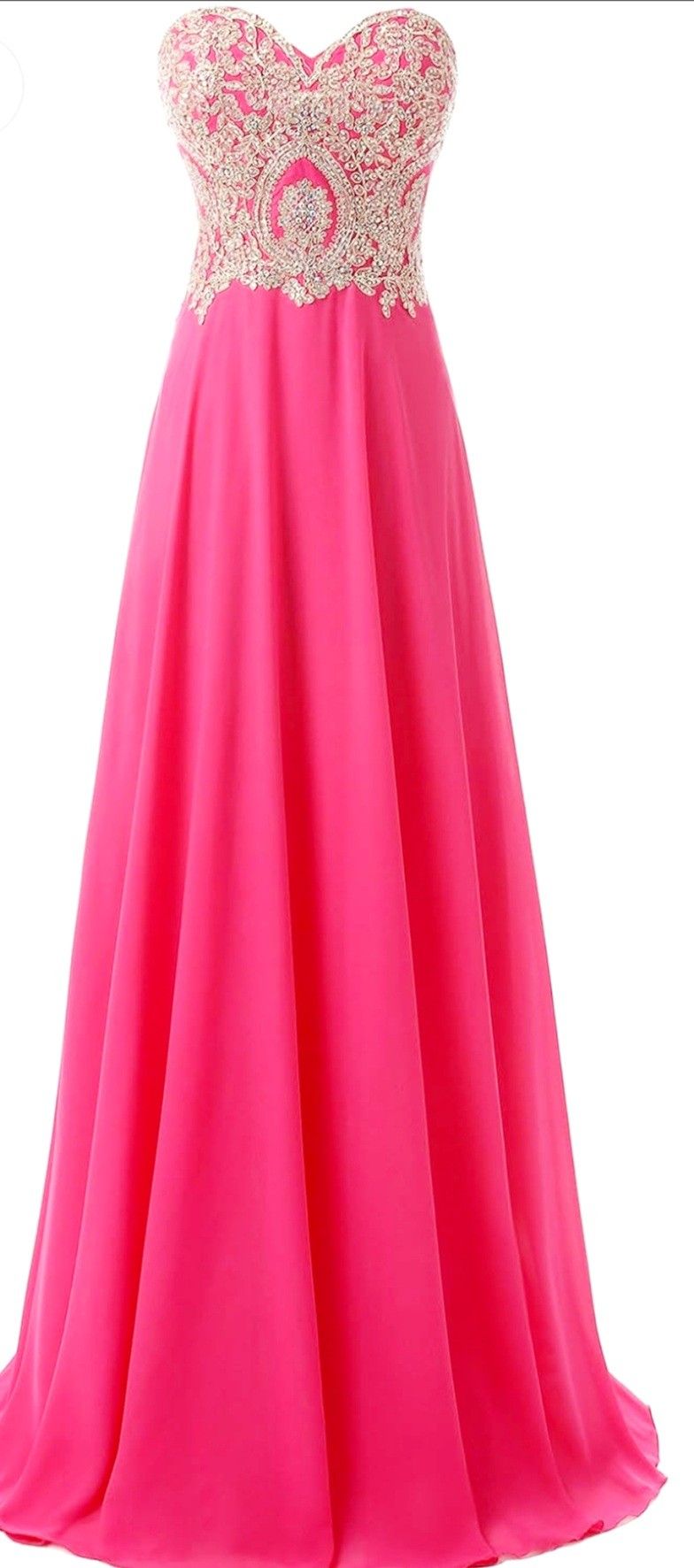 Hot pink dress
