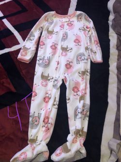 Carter’s Fleece Footie Pjs 4t