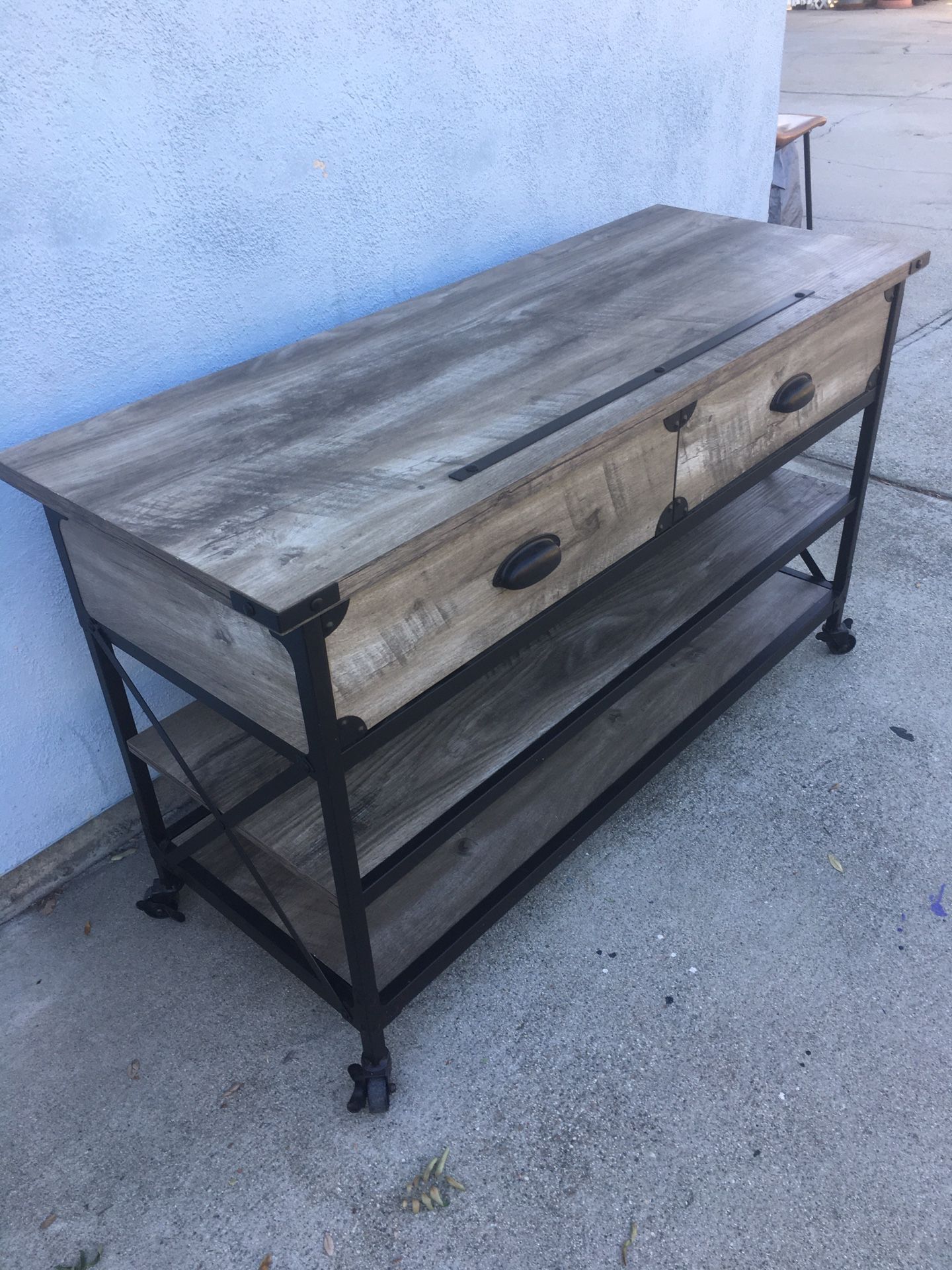 Rustic Style TV Console Table/Entry Table