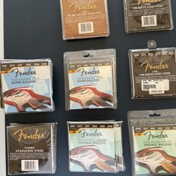 Fender - Electric Guitar String Sets - Lot of 18