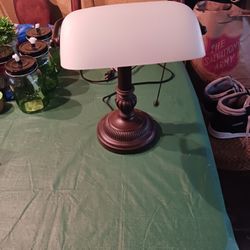Antique Bankers Lamp 