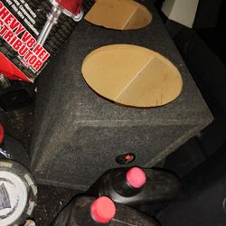 Two 12' Subwoofer Box
