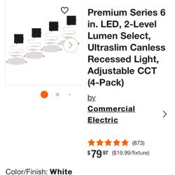 4 pack slim LED