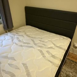 Queen Mattress and Bed Frame