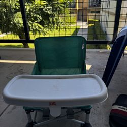 Bright Starts Pop ‘N Sit Portable Booster Seat, 3-in-1 Floor Seat, Travel High Chair & Toddler Booster