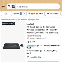 Logitech MX Keys S Combo for Mac (Keyboard + Mouse) NEW