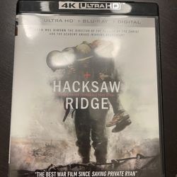 Hacksaw Ridge UHD disc used