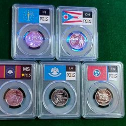 2002 S Clad State Quarter Set PCGS PR69DCAM Set B