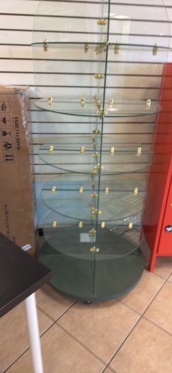 Glass display large