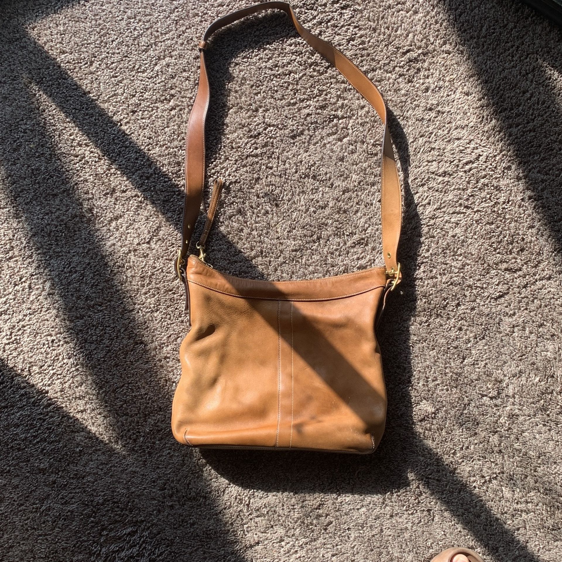Vintage Leather Coach Purse (excellent)$20