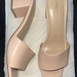Women’s Nude Heeled Sandals 