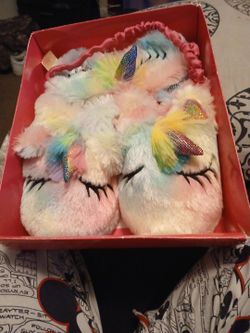 Unicorn Bed Room Shoes And Mask