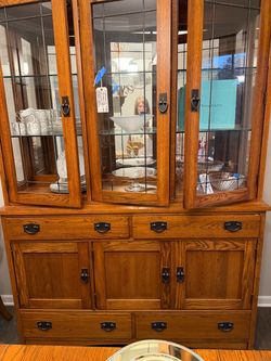 2 piece cabinet and Buffet