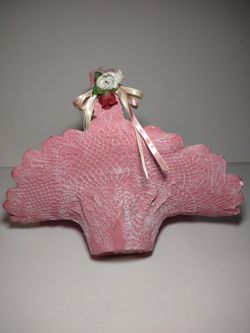 Ceramic Pink Basket 