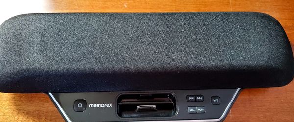 Memorex MA5004BK Mini Sound Bar Home Speaker System for iPod and iPhone