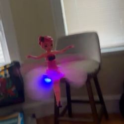 Little Princess Rotating Luminous Helicopter Doll 