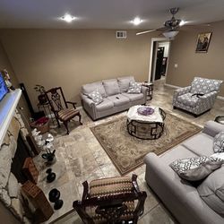 Ashely’s Sofa & Love Seat Living Room Set 