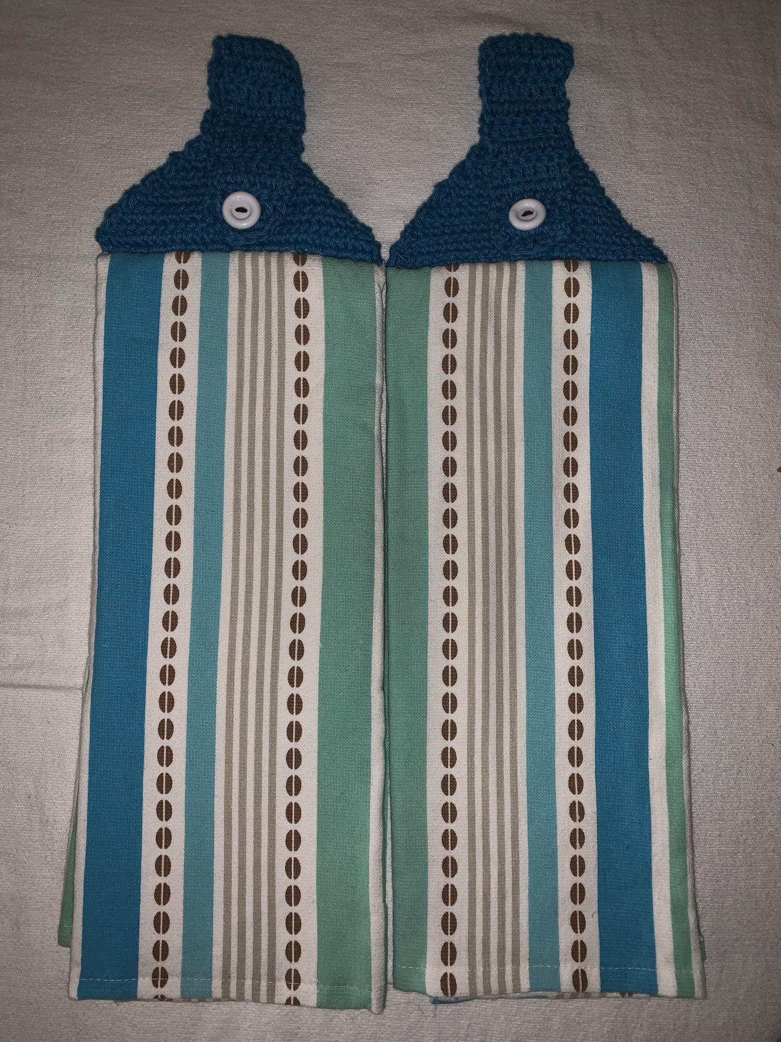 Crocheted dish towel sets/potholders