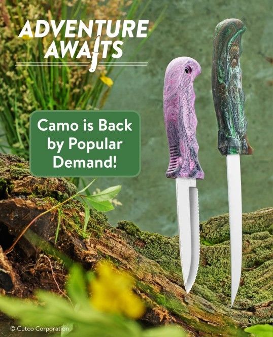 Fisherman Solution And Clip Point Outdoor Knife