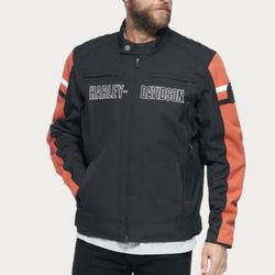NWT Men's Harley Davidson Hazard Waterproof Textile Jacket