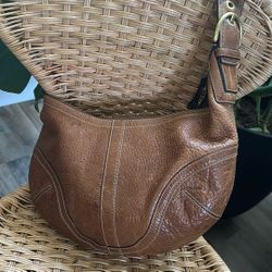 Coach Vintage Hobo Leather Shoulder Bag 