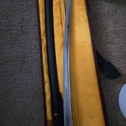 Japanese Sword Katana And Stand