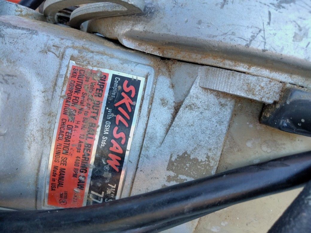 SKIL SAW/ old CORDED Drills